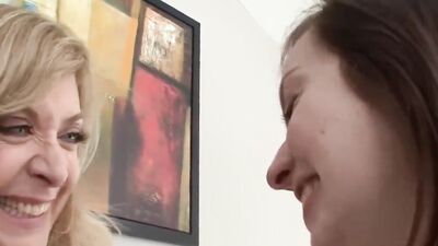 Mature stepmom and teen