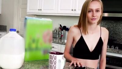 "you're going to end up with Cum on your Face" Step Sis Fuck and Facial
