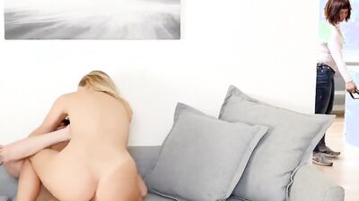 Fucks Stepsister right next to Stepmom - Bratty Sis