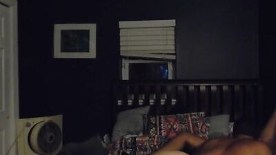 Ebony Slut Gets Blasted with Cum from White Cock