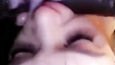 WHITE TEEN SUCKS THE LIFE OUT OF BLACK STUD WITH BBC!