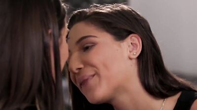 Shy Step Sister Gets a Special Clit Lick + Scissoring Action
