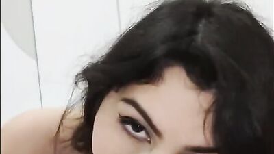 Perfect Body MILF Slurps up a Big White Cock