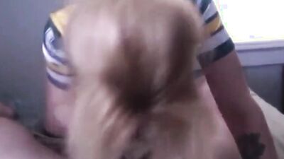 My Gorgeous Step Sister with Big Tits Rides My Cock