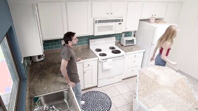 Sexually Frustrated Step Sister Takes It Out On Her Brother!