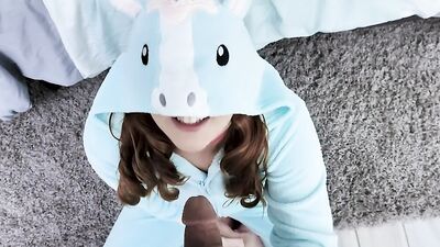 Selfie frenzy & pyjama party w slutty stepdaughter