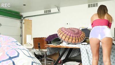 Stepdad's mancave opening ceremony turns sexual!