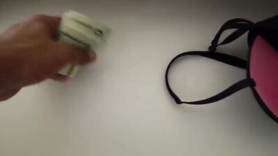 Thief stepsister pays with her pov cooter