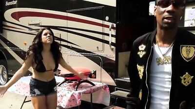 OutOfTheFamily Hot Teen Convinces Step-Dad to Bring her to a Rap Festival