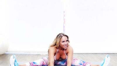 PUREMATURE Step Mom Fucked during Yoga by Big Dick