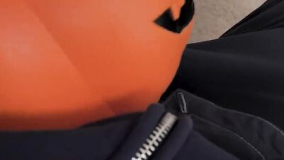Petite Stepsister Lollipops Brothers Cock after Trick or Treating