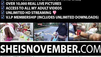 4k Msnovember StepDad made her Sit on Dick after Playing with her BlackTits, since her Mom is gone