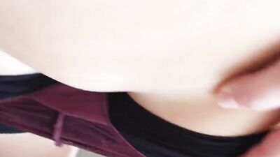 Stepsis Lets Me Cum In Her Panties And Bike Shorts