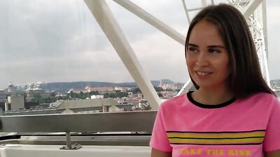 Horny 18-Year-Old Selfie Addict Has a Wild Threesome with Her Stepbrother & His Friend!