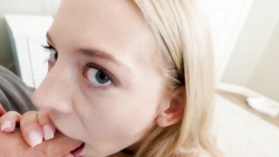 JAY'S POV - HORNY BLONDE STEP SIS LILY LARIMAR WANTS TO MAKE a PORNO