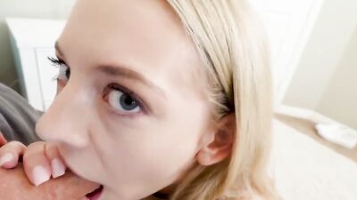 Jay's Pov - Horny Blonde Step Sister Lily Larimar Always Gets What She Wants