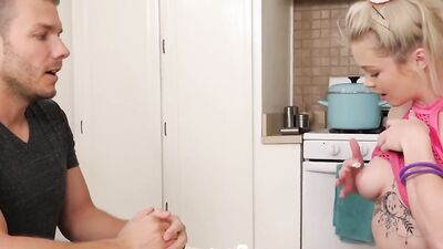 Reality Junkies - Blonde Goddess Kay Karter Gets Cum All Over Her Sweet Pussy As A Birthday Present