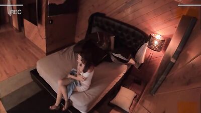 Sneaky stepsister really likes stepbrother's dickpics!