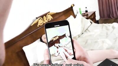 SIS. PORN. Girl has no experience but must handle with stepbros cock