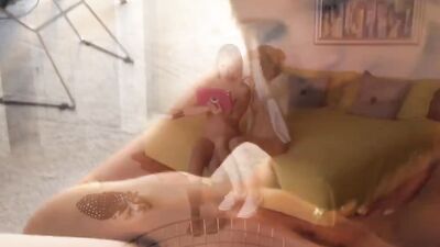 Halle Von's Step-Sister Catches her Masturbating