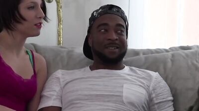 Black guy fucks his step sister