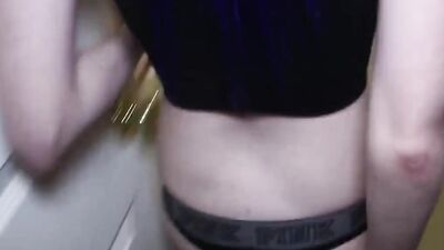 Caught masturbating by my stepbrother
