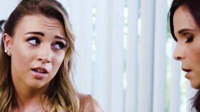Busty Stepmom Found Mommy Porn on Daughters Comp!