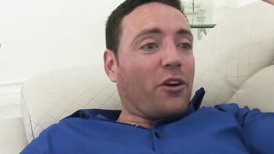 Adriana Maya Sneaks Sucks on White StepDaddy's Dick