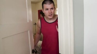 Son Caught his Slutty Stepmom Cheating on Dad!