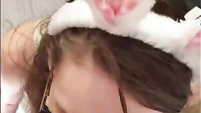 HAPPY EASTER! Quarintine Bunny Lil Step Brother Easter Anal Fuck!