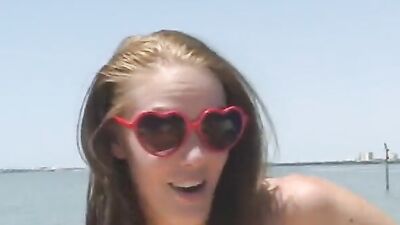 Hot Granny Gets some TEEN Pussy on Boat