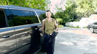 Step Daughter gives Dad a POV Blowjob