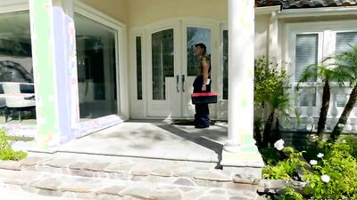 Step Daughter gives Dad a POV Blowjob