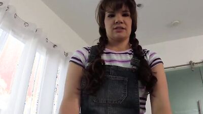 Step Daughter, Alison Rey, Massages Whatever Pops Up