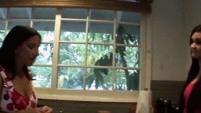 Lesbian MILF and Stepdaughter Pleasure one another