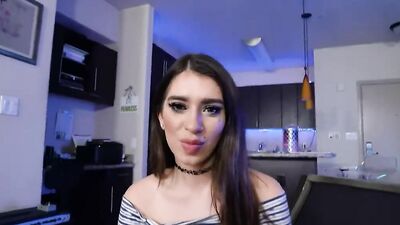 Petite Daughter Rides Stepdads Cock
