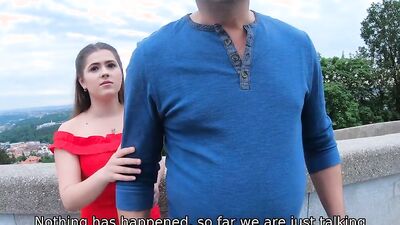 HUNT4K. Hunter with the Camera Offers Money to Poor Male for Sex with his Hot Step-daughter