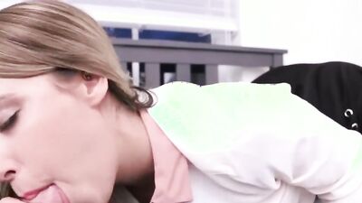 Young Step-Mother Kimber Lee Gets Step-Son Cum Facial!