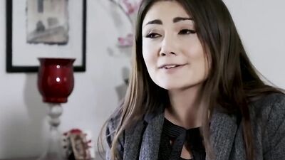 StepSister Catfight Leads to Fucking in Dad's Office!
