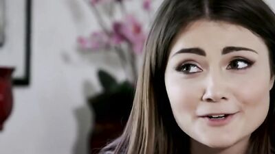 StepSister Catfight Leads to Fucking in Dad's Office!