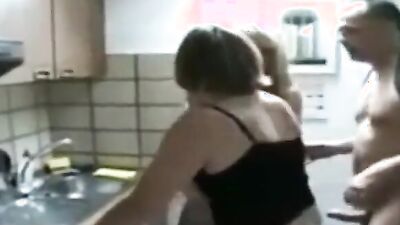 Mom and Step Daughter Pay the Plumber;).