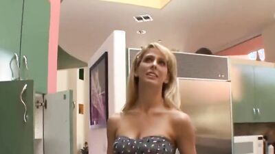 Scissoring milf stepmom