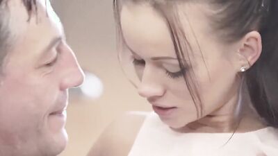 OLD4K. Old musician plays guitar for teen babe then he fucks her