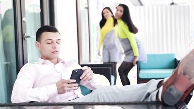 Busty Stepsisters Seduce And Fuck Their Stepbrother