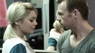 Digital Playground - Pigtail blonde Riley Steele gets step dads cock in the bathroom