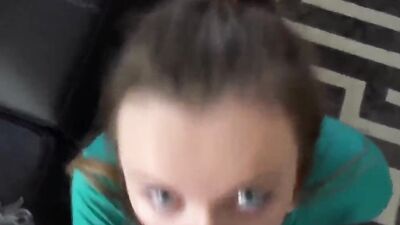 Stepdaughter River Fox seduces stepdad into POV doggystyle