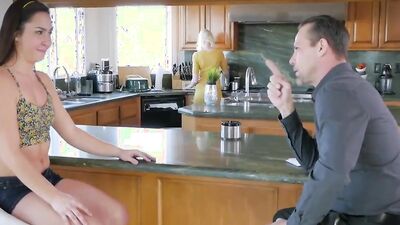 Geneva King getting her pussy pounded hard by her stepdad