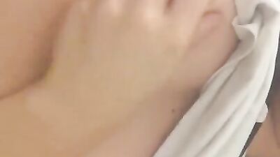Masturbating with door open (family home)