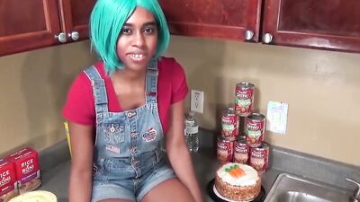 Young Step Sister Msnovember In Kitchen Giving Blowjob & Sex