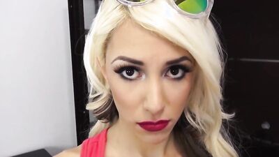 Attractive step sister bends over for hardcore doggy styling